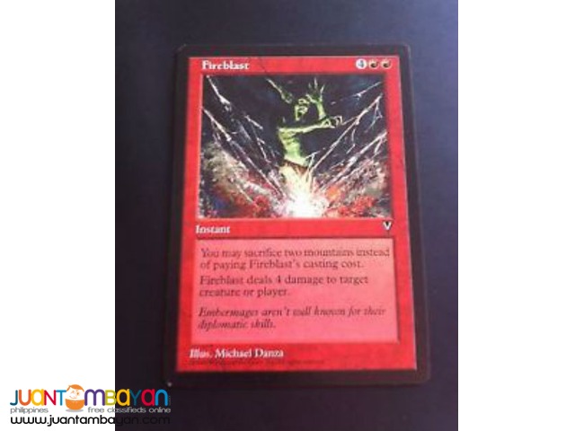 Fireblast (Magic the Gathering Trading Card Game) Fireblast (Magic the Gathering Trading Card Game)