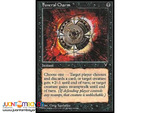 Funeral Charm (Magic the Gathering Trading Card Game) 