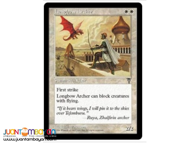 Longbow Archer (Magic the Gathering Trading Card Game) Longbow Archer (Magic the Gathering Trading Card Game)