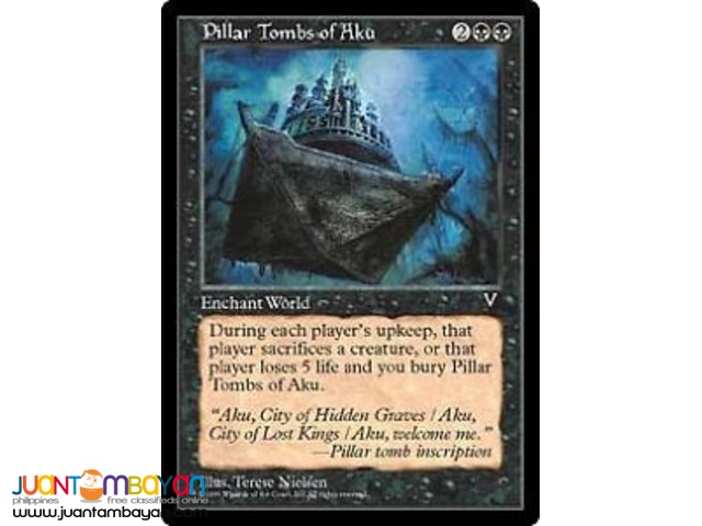 Pillar Tombs of Aku (Magic the Gathering Trading Card Game) Pillar Tombs of Aku (Magic the Gathering Trading Card Game)