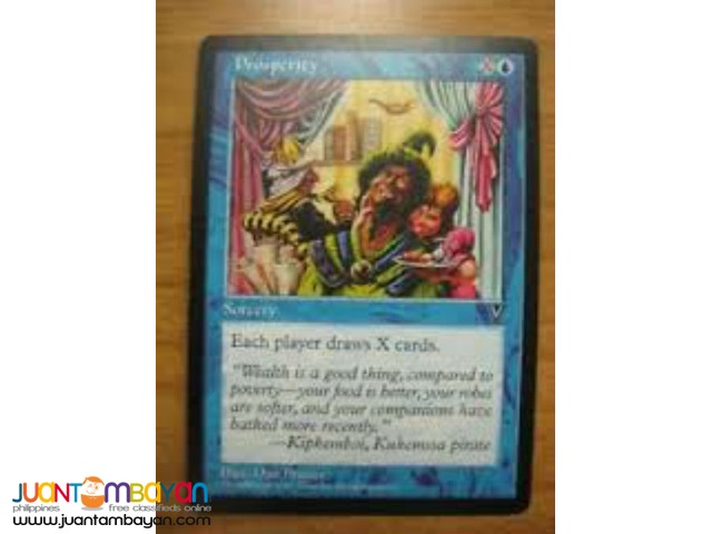 Prosperity (Magic the Gathering Trading Card Game) Prosperity (Magic the Gathering Trading Card Game)