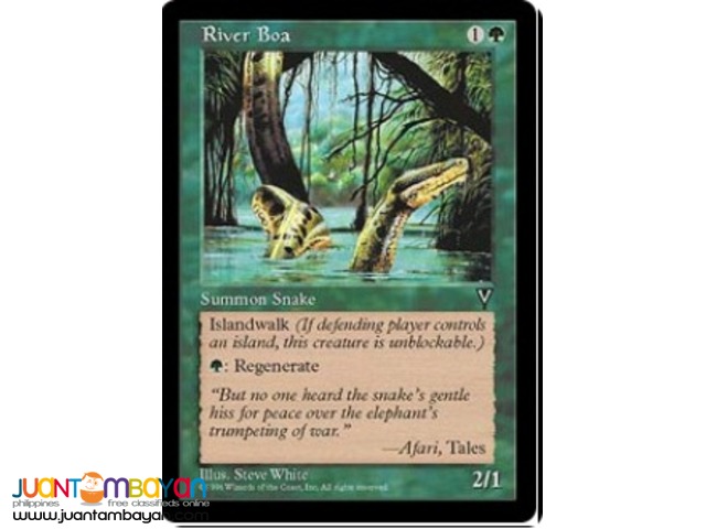 River Boa (Magic the Gathering Trading Card Game) 