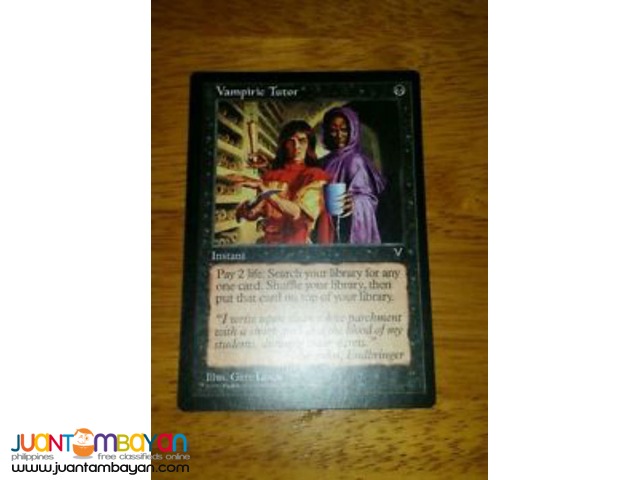 Vampiric Tutor (Magic the Gathering Trading Card Game) Vampiric Tutor (Magic the Gathering Trading Card Game)