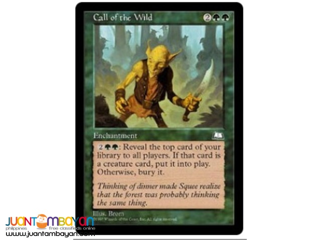 Call of the Wild (Magic the Gathering Trading Card Game) 