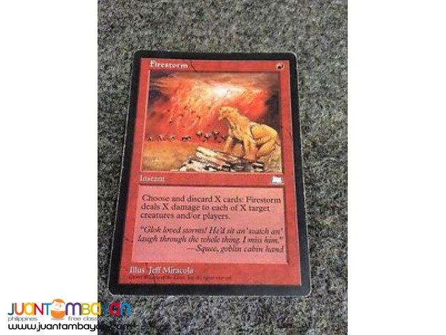 Firestorm (Magic the Gathering Trading Card Game)