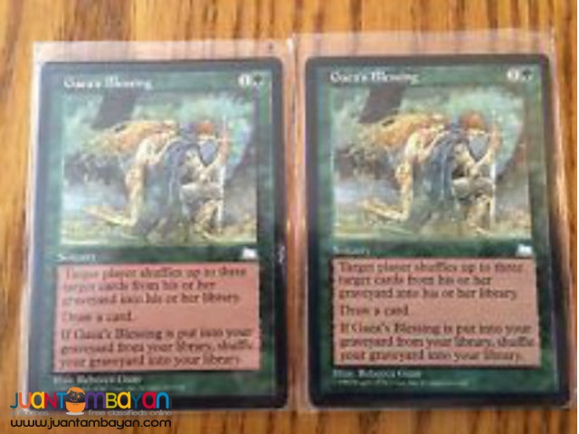 Gaea's Blessing (Magic the Gathering Trading Card Game)