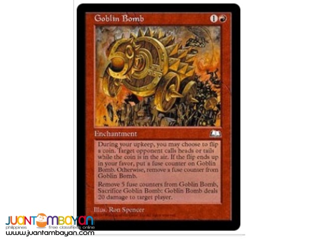 Goblin Bomb (Magic the Gathering Trading Card Game) 