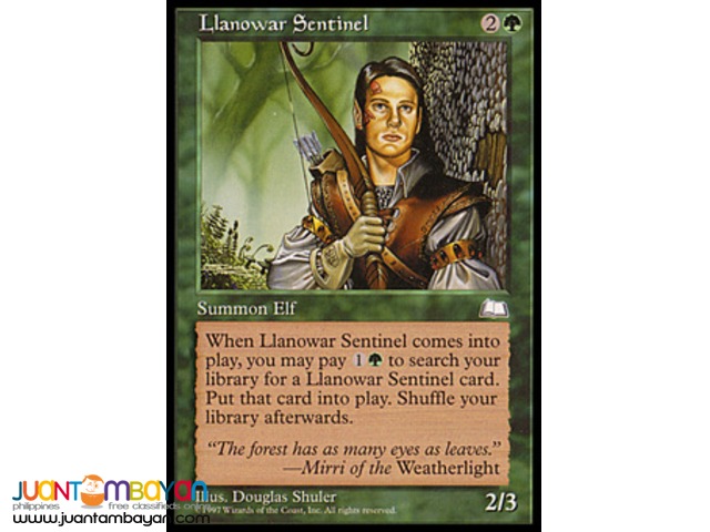 Llanowar Sentinel (Magic the Gathering Trading Card Game)