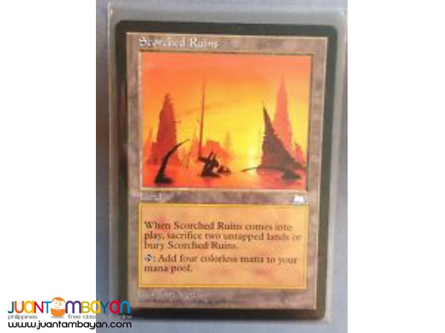 Scorched Ruins (Magic the Gathering Trading Card Game)