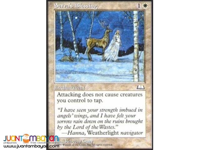 Serra's Blessing (Magic the Gathering Trading Card Game)