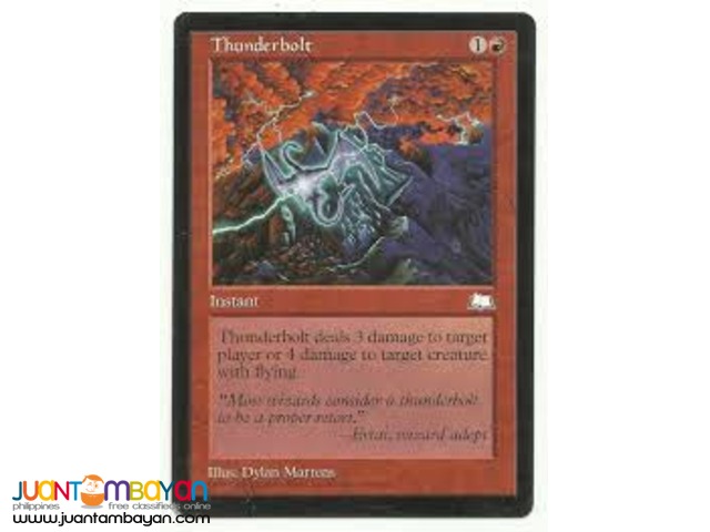 Thunderbolt (Magic the Gathering Trading Card Game) Thunderbolt (Magic the Gathering Trading Card Game)