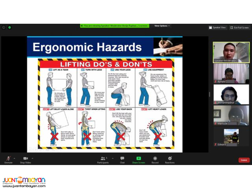 SO3 Training LCM Training Safety Officer 3 Training DOLE Compliance