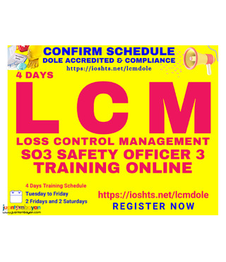 Online LCM Training SO3 Training DOLE Accredited Safety Officer 3