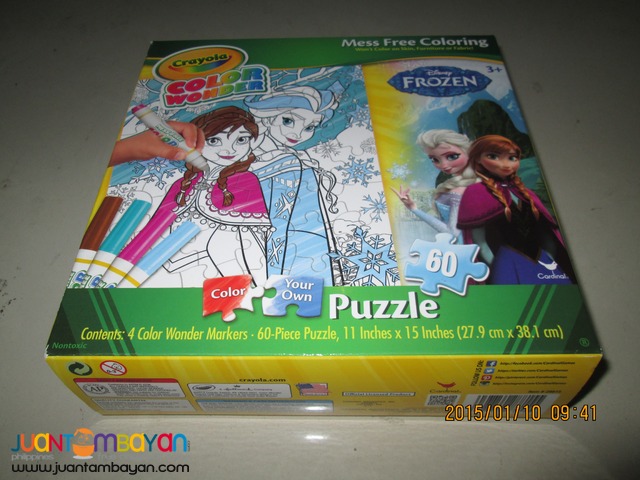 CRAYOLA Color Wonder Puzzle-Frozen 60 pcs.