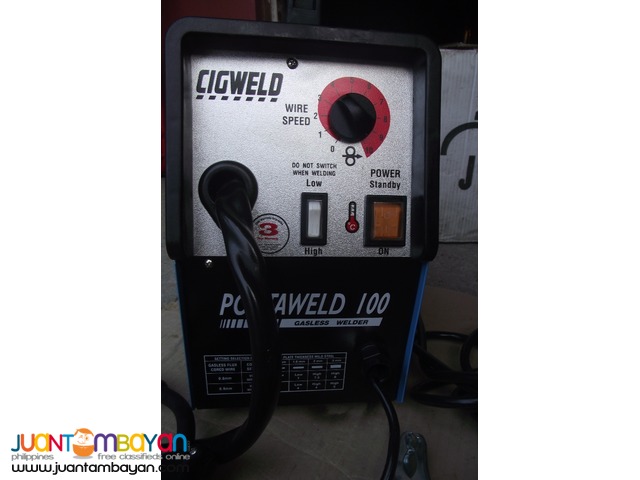 migwelding cigweld 100amps 220v