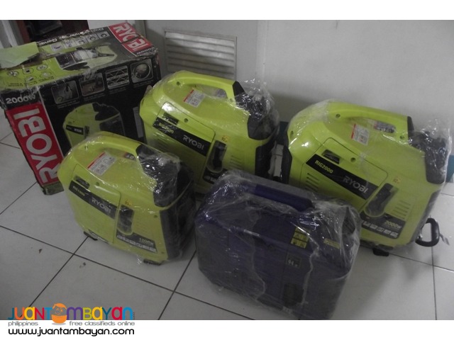 inverter generaitor ryobi 2000wats 220v brandnew