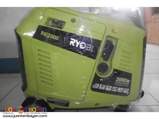 inverter generaitor ryobi 2000wats 220v brandnew