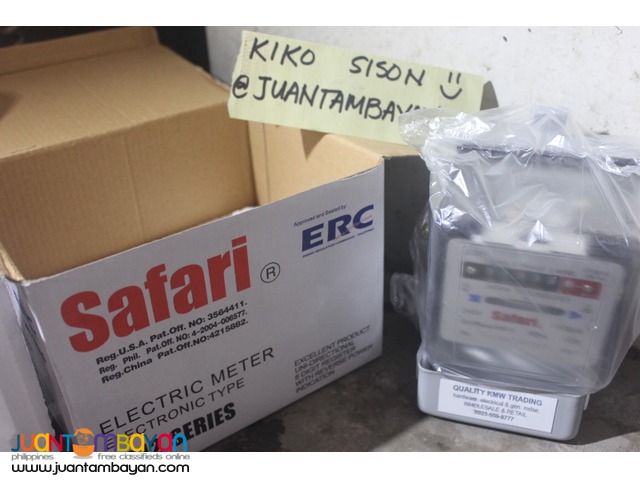 philippines electrical submeter safari brand