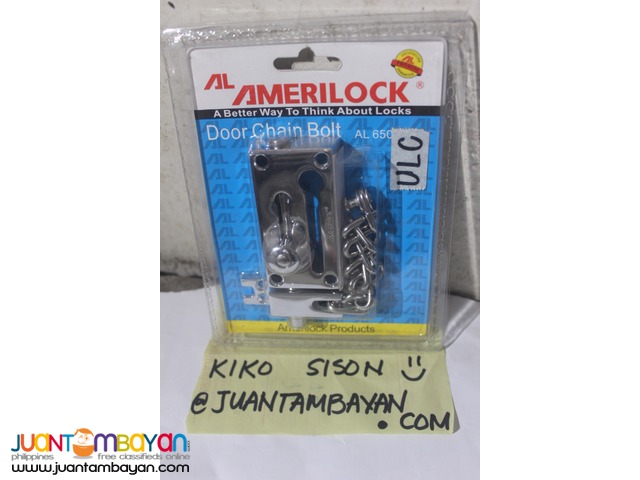 door chain bolt heavyduty amerilock brand