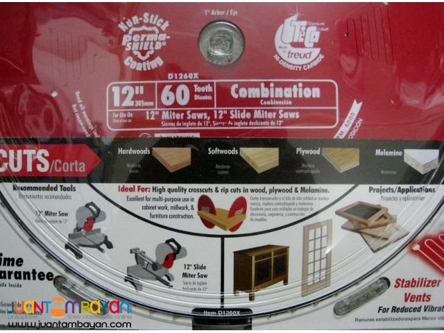 Freud D1260X Diablo Combination Saw Blade