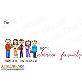 Gift Tags, Thank You Tags (Customized Personalized)